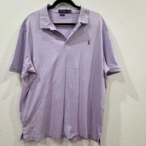 Polo Ralph Lauren men polo shirt purple size xl classic fit